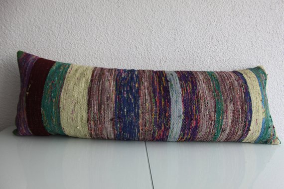 vintage lumbar pillow