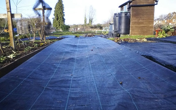 GroundTex Heavy Duty Ground Cover Membrane Covering Asparagus Beds