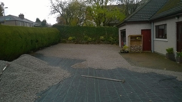 Excellent Choice for Driveway's - GroundTex Heavy Duty Weed Membrane 100gsm - pic2