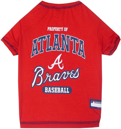 red atlanta braves shirt