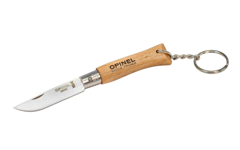 De Alpen Met pensioen gaan Snel Opinel Classic Stainless Steel Knife with Keychain