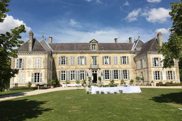 Chateau de Mairy France in summer