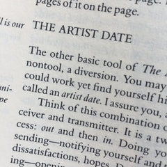 Excerpt from The Artist's Way by Julia Cameron