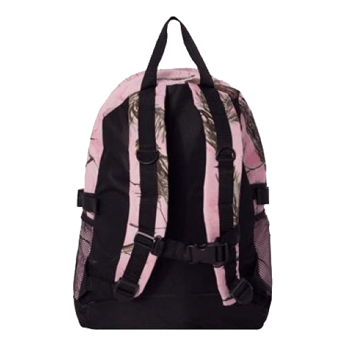 pink camouflage backpack