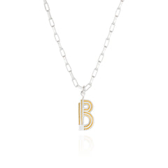 Art Deco Letter Necklace