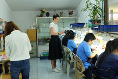 Yasmin at the workshop in Chang Mai