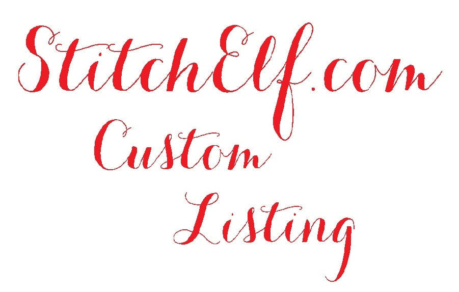 CUSTOM LISTING for Nicol