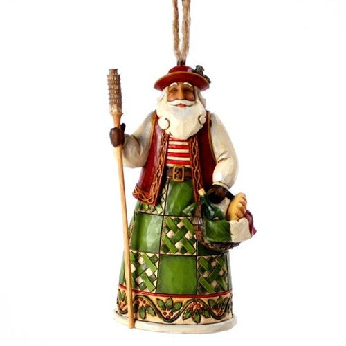 Babbo Natale Italy.Italian Babbo Natale Santa Hanging Ornament Ukrainian Treasures Studio