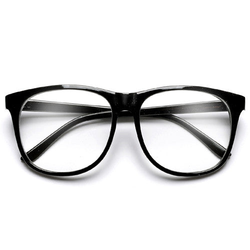 clear nerd glasses