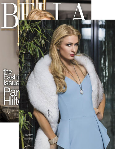 Paris Hilton Pologeorgis belle magazine