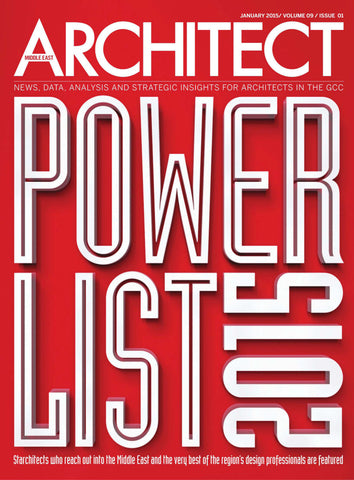 Designer of Mario Uboldi is voted 24th most influential architect / designer in the Middle East