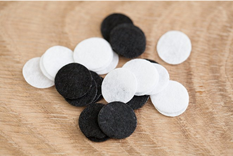Essential oils diffuser necklace replacement pads