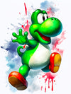 Plakat av Yoshi fra Super Mario