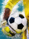 Keeper og fotballen - Fotball plakat