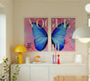 Butterfly Vogue Art Print - 2 bilder