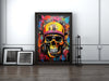 Skull Head Graffiti - Pop Art
