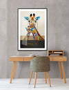 Abstract Art Giraffe - Poster - Plakatbar.no