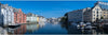 Ålesund havn - panorama lerret - Plakatbar.no