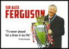 Alex Ferguson - Plakat med sitat - Plakatbar.no