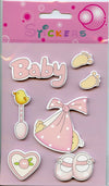 Baby rosa - stickers - Klistremerker - Plakatbar.no