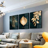 Black Gold - Golden plants sett - 3 motiver - Plakatbar.no