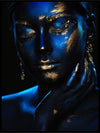 Blue And Black Gold Ancient Greece Poster 02 - Plakatbar.no