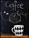 Coffee Time - Sort plakat - Plakatbar.no