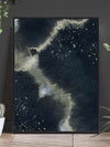 Gold & Navy Starry Night - Plakat - Plakatbar.no