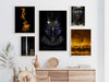 Gold of Maya - Black and gold poster - Plakatbar.no