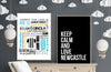 Newcastle - Keep Calm and Love Newcastle plakat - Plakatbar.no