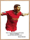 Steven Gerrard - Sitatplakat - Plakatbar.no