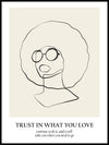 Trust in what you love - Plakat - Plakatbar.no