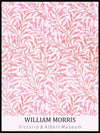 William Morris - pink flowers poster - Plakatbar.no