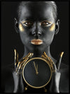 Woman with clock - Poster - Plakatbar.no