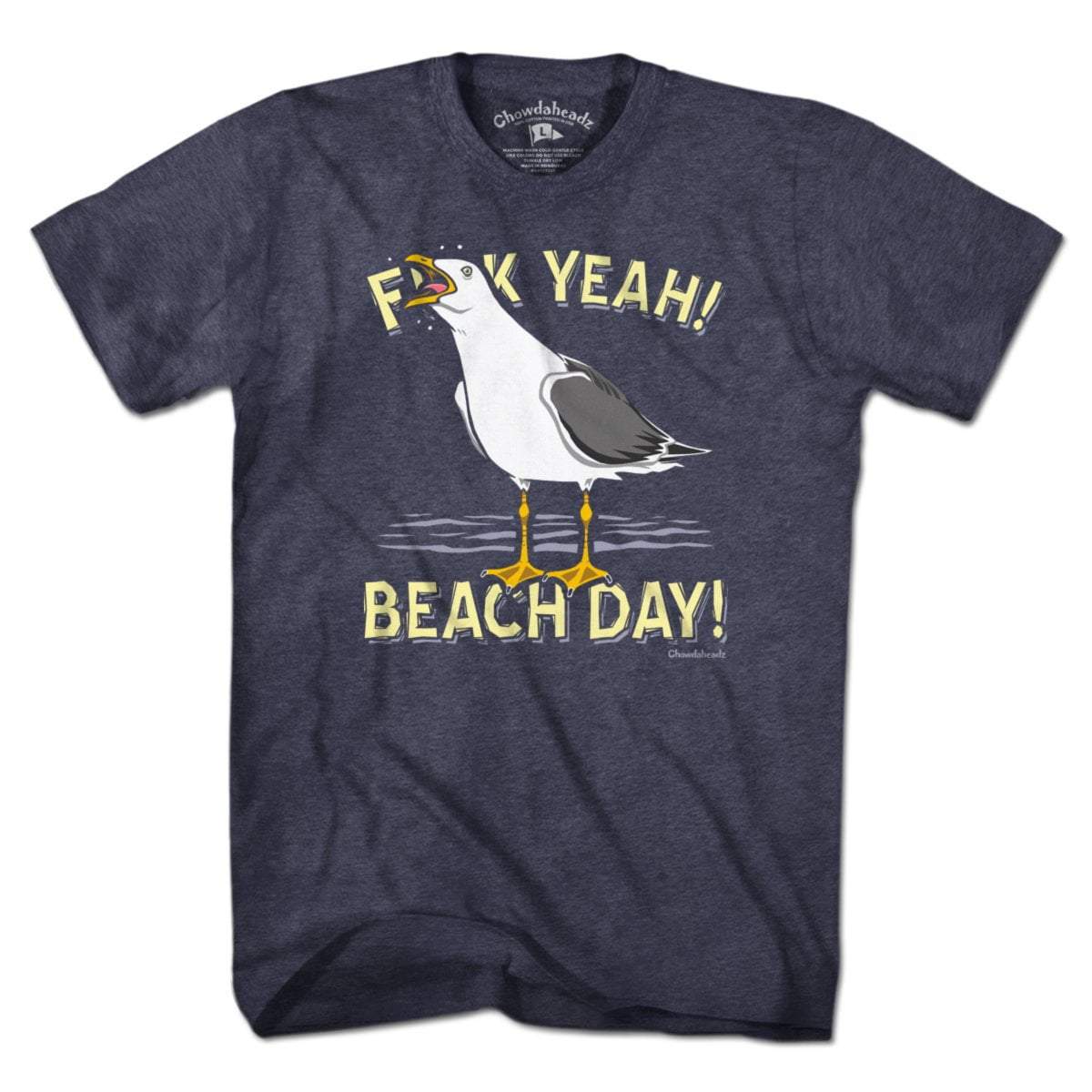 Yeah! Beach Day! Seagull T-Shirt – Chowdaheadz