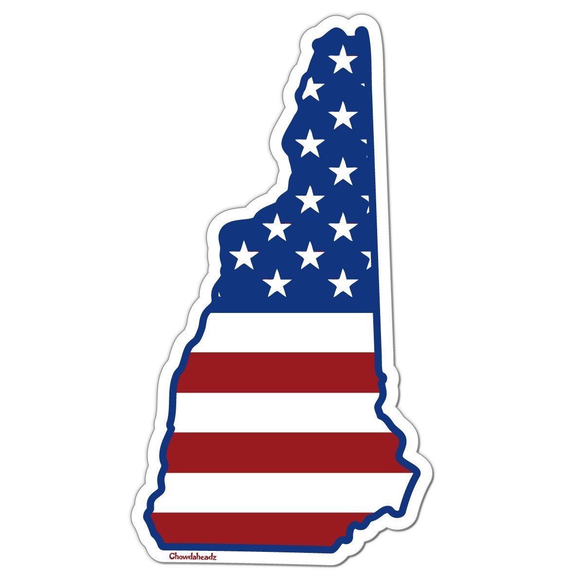 New Hampshire US State USA America Oval Car Bumper Window Sticker Decal 6"X4"
