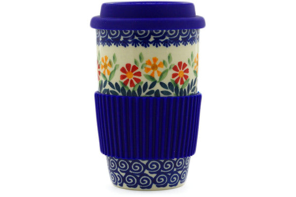 polish pottery travel mugs