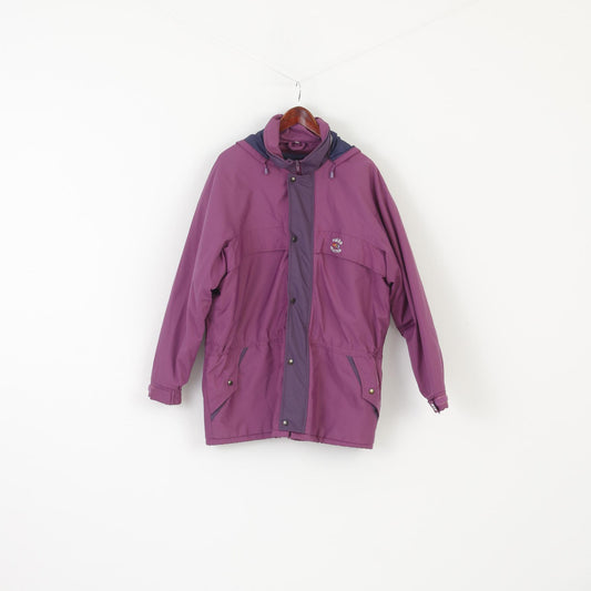 Rukka Selection Outdoor wear Men M Jacket Purple Vintage hood