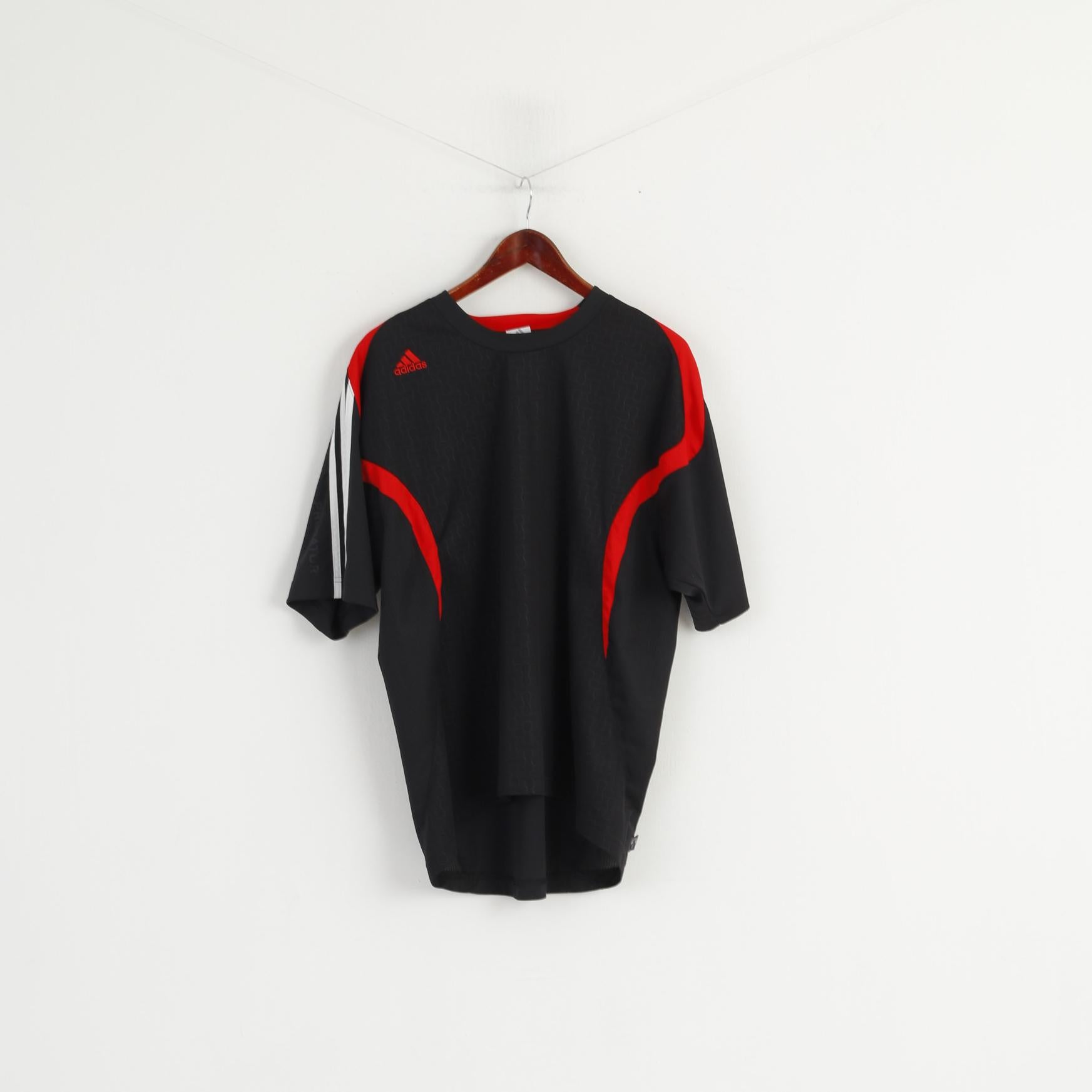 Men L Shirt Black Predator Football Climacool Activewear Sport