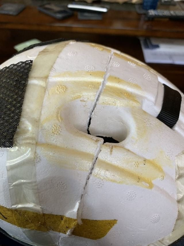 spit helmet interior