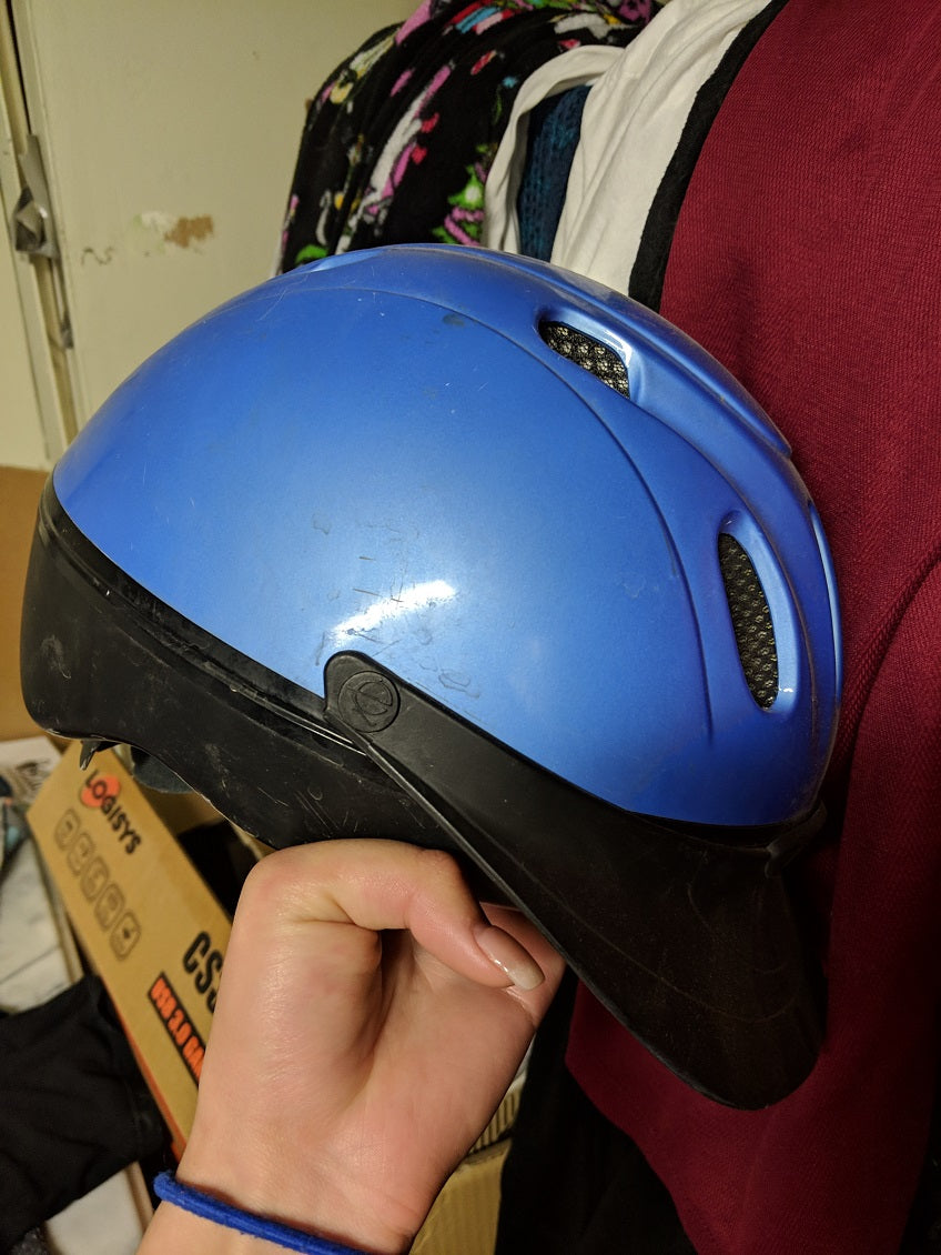 periwinkle helmet