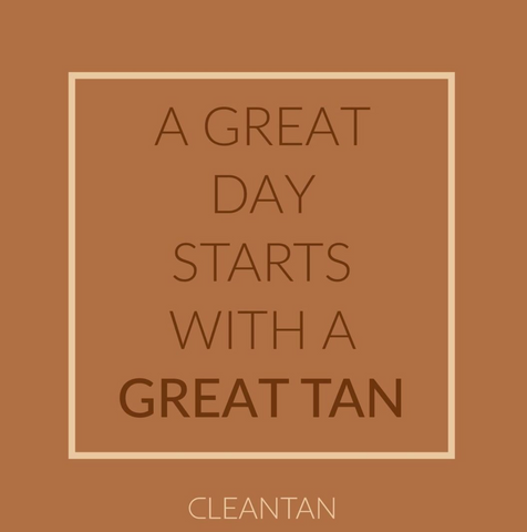 Cleantan, glow, skin care