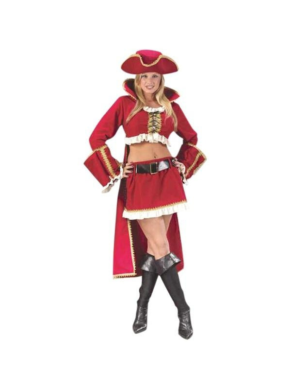 Adult Sexy Captain Blackheart Pirate Costume Costumeish Cheap Adult Halloween Costumes 1861