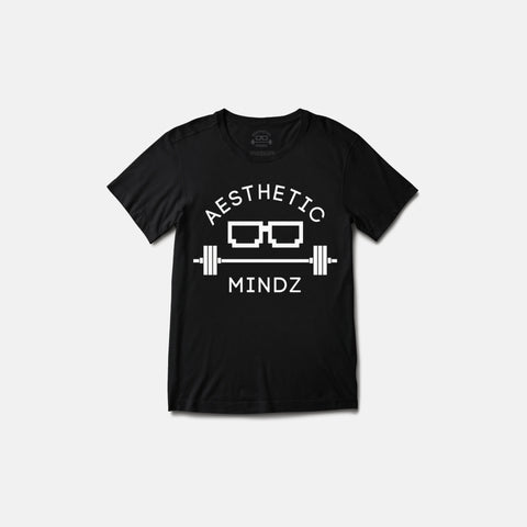 Aesthetic Mindz Womens Logo T-shirt (Black)