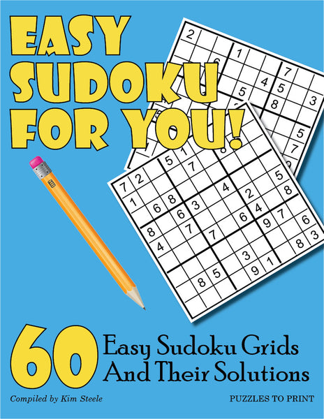 Easy Sudoku for You - PRINTABLE PDF – Puzzles to Print