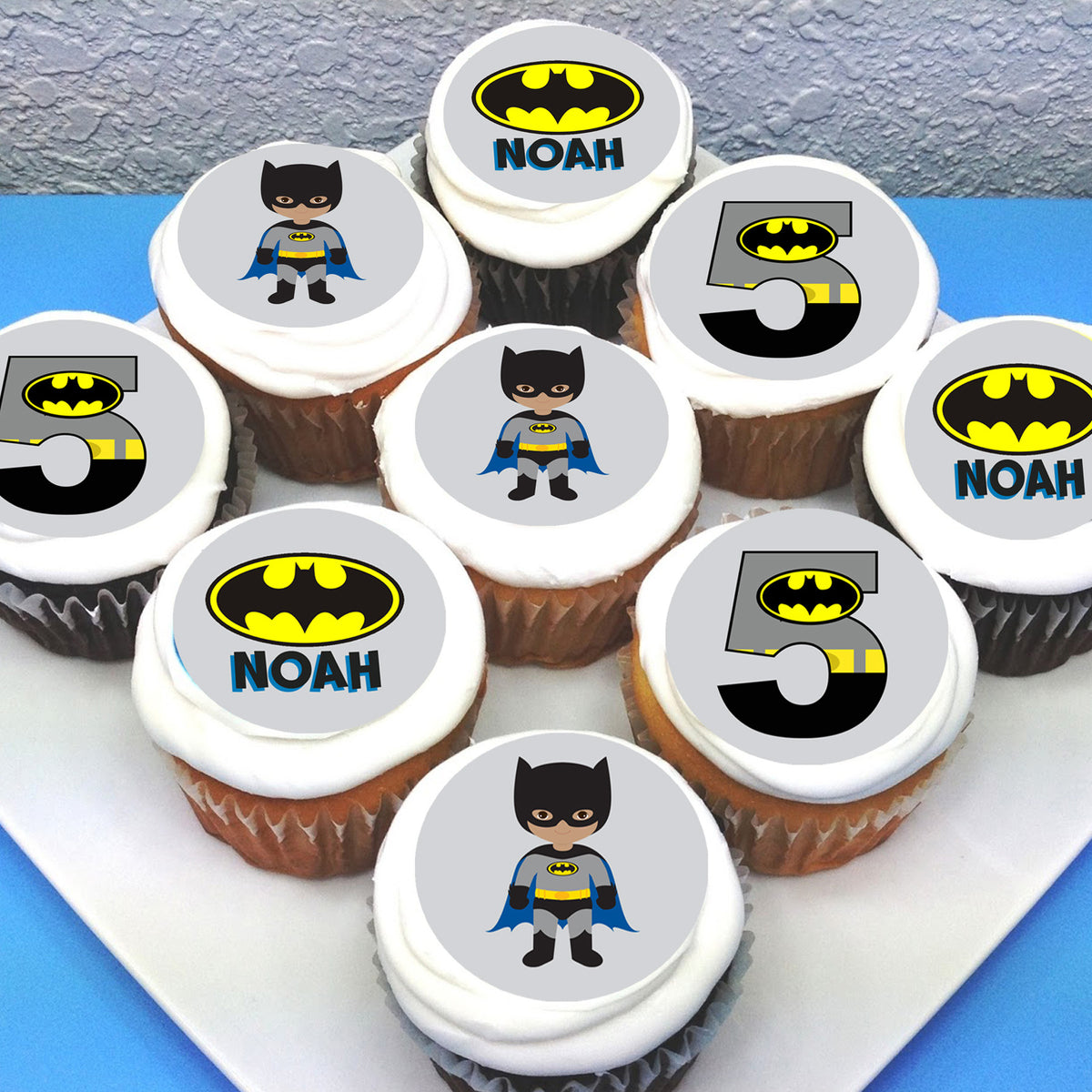 batman cupcake liners