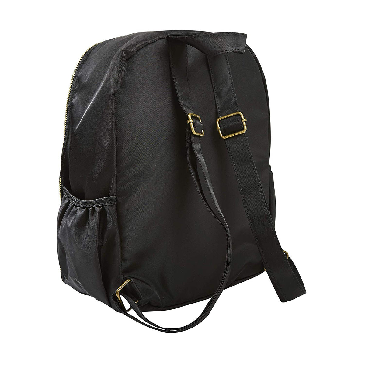 Black Sport Mini Backpack with Gold Hardware – Fit & Fresh