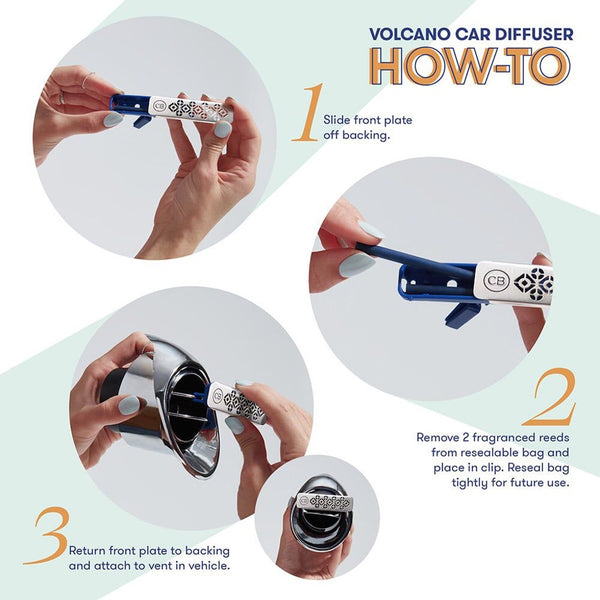 Capri Blue Volcano Car Diffuser Refill Sticks Fragrance Oils Direct