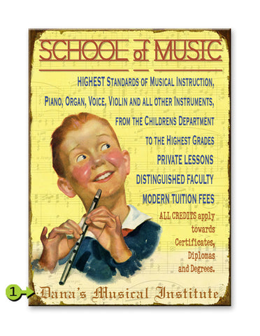 School of Music Wood 23x31