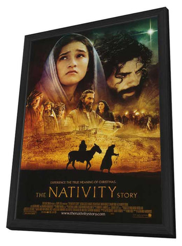 The Nativity Story 11 x 17 Movie Poster - Style B - in Deluxe Wood Frame